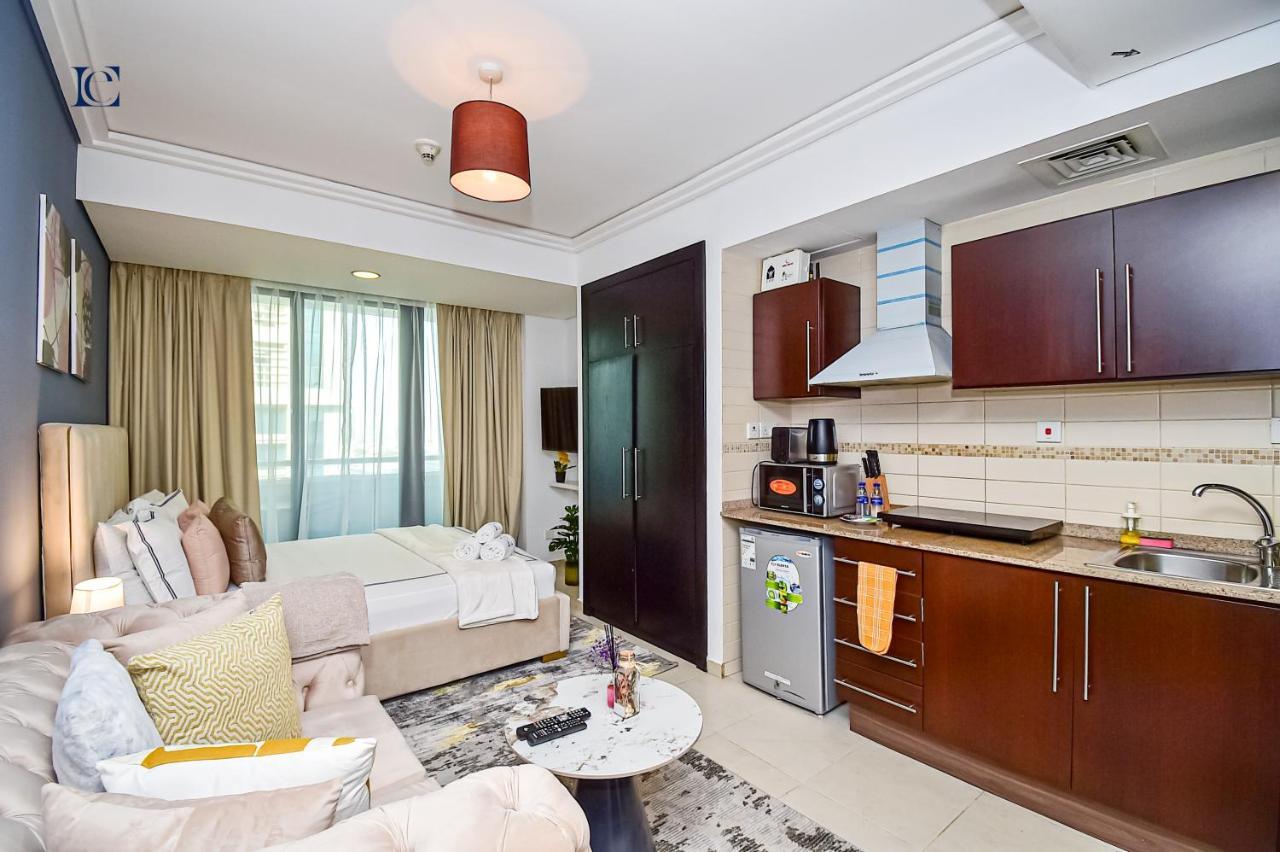 Luxury Escapes - Modern Studio Apt - Metro, Beach & Mall Mins Away Dubai Exterior photo